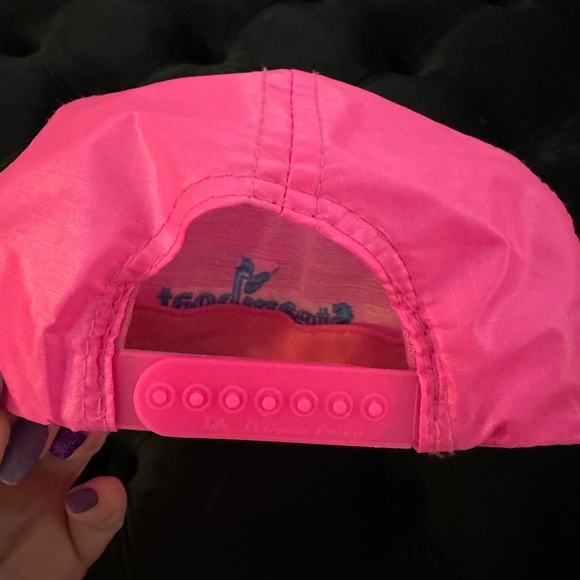 VINTAGE Steamboat Neon Pink Hat - Picture 8 of 9